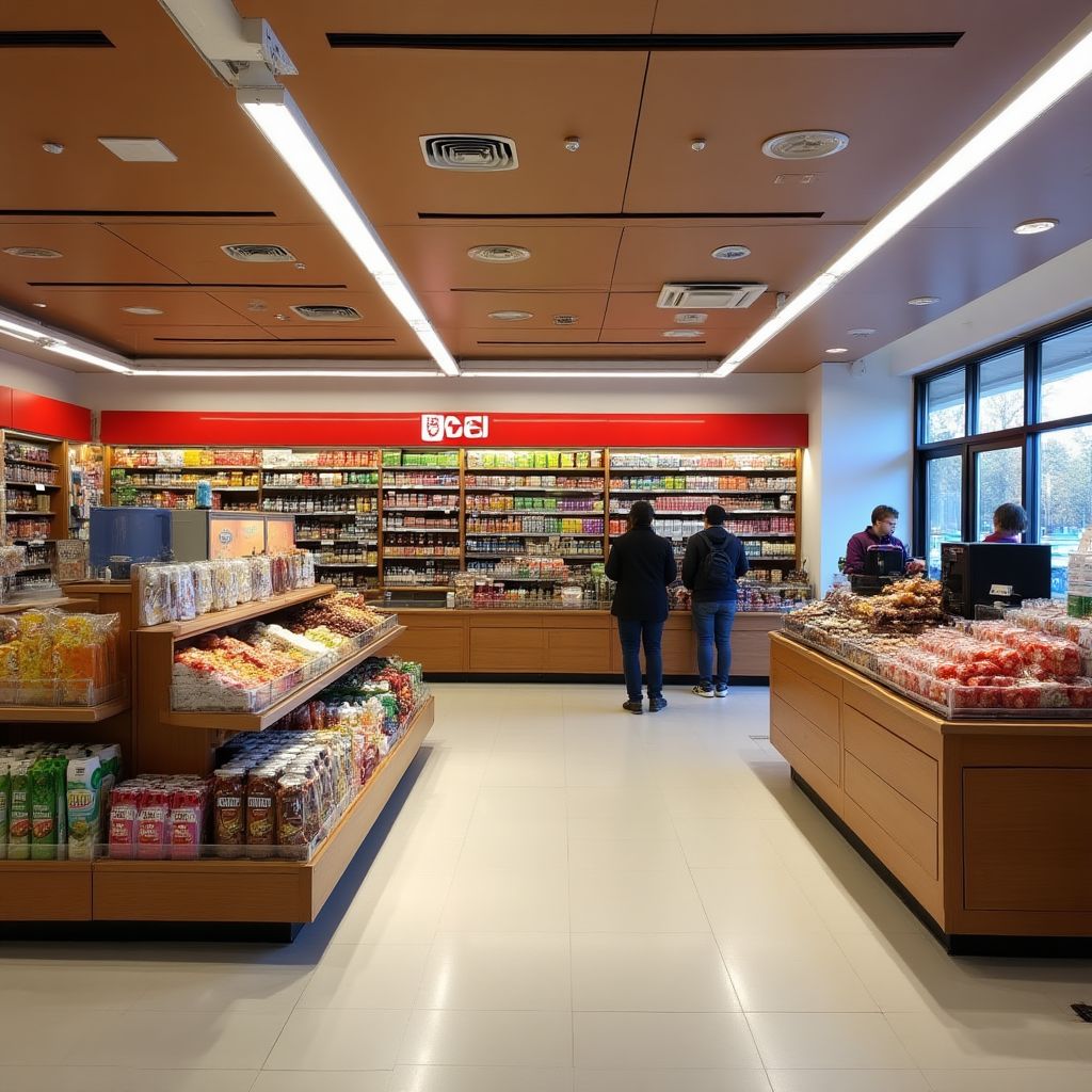 Interior de tienda YPF Full